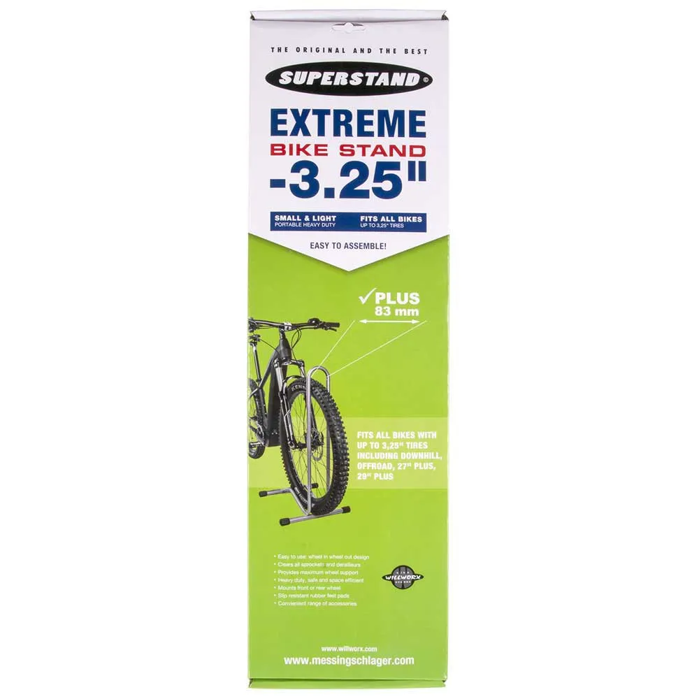 Willworx Superstand Extreme Sykkelstativ, Silver, 12-29" Willworx Superstand Extreme Sykkelstativ, Silver, 12-29"