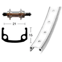 Winora Aluminium Wheel 6-7s 26´´ Bakhjul