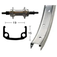Winora Aluminium Wheel 6-7s 26´´ Bakhjul