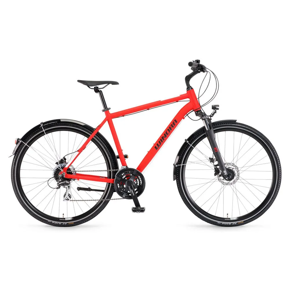 Winora Domingo 24 Sport Gent Acera 2022 Sykkel, Red matte, 48, Hybridsykkel Winora Domingo 24 Sport Gent Acera 2022 Sykkel, Red matte, 48, Hybridsykkel