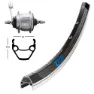 Winora Exal Xp19 Skid Shimano Nexus 8s Bakhjul, Black / silver, 10 x 135mm
