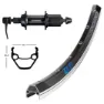 Winora Exal Zx 19 700 Qr Shimano Ty500 Bakhjul, Black / silver, 10 x 135mm