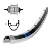 Winora Exal Zx 19 Dynamo Shimano Dh3d72 6b Disc Forhjul For Landeveissykkel, Silver, 9 x 100mm