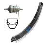 Winora Exal Zx 19 Skid Shimano Nexus 7s Landeveissykkelens Bakhjul, Black / silver, 10 x 130mm