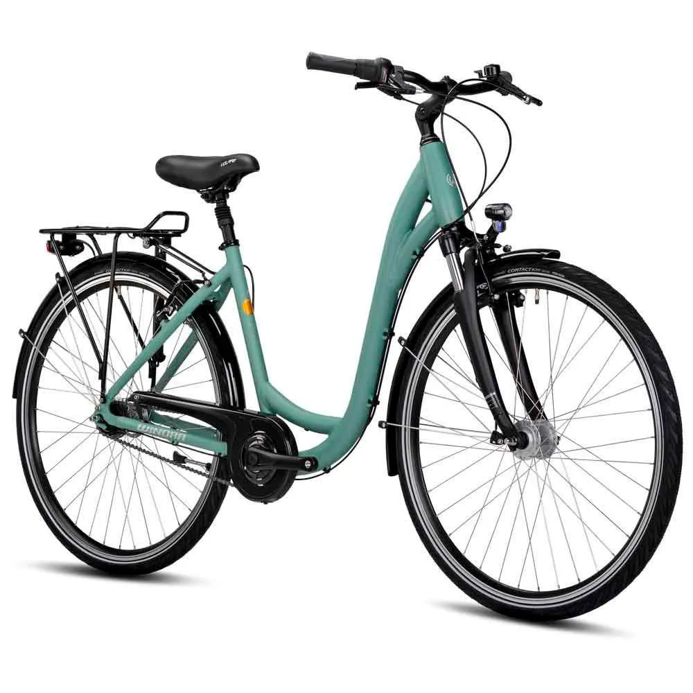 Winora Holiday N7 Wave 26´´ 2022 Sykkel, Jade green matte, 43, Bysykkel