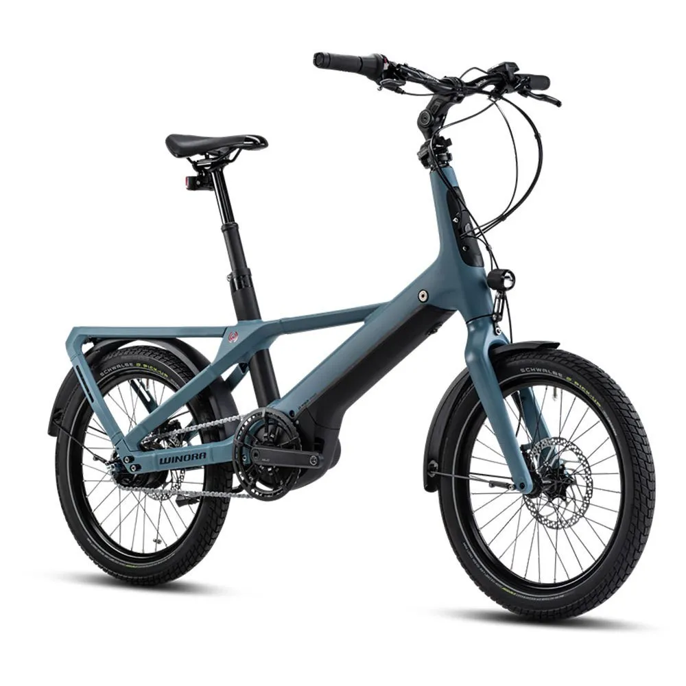 Winora Radius Elektrisk Sykkel, Greyblue matte, 40, Elsykkel
