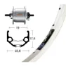 Winora Rigida Zac 19 Dynamo Shimano Dh3n31 Forhjul For Landeveissykkel, Silver, 9 x 100mm