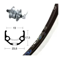 Winora Rigida Zac 19 Qr Dynamo Shimano Dh3n72 Forhjul For Landeveissykkel Winora Rigida Zac 19 Qr Dynamo Shimano Dh3n72 Forhjul For Landeveissykkel