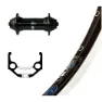 Winora Rigida Zac 19 Qr Shimano T3000 Forhjul For Landeveissykkel, Black / silver, 9 x 100mm