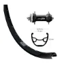 Winora Ryde Rival 19 Disc Cl Qr Shimano Deore Xt 29´´ Forhjul, Black / silver, 9 x 100mm
