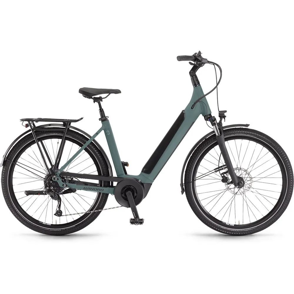 Winora Sinus 9 Wave Elektrisk Sykkel, Grey matt, S, 625Wh, Elsykkel Winora Sinus 9 Wave Elektrisk Sykkel, Grey matt, S, 625Wh, Elsykkel