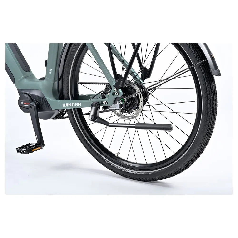 Winora Sinus R8ef Wave 27.5´´ Nexus 2023 Elektrisk Sykkel, Grey / blue, M, 500Wh, Elsykkel