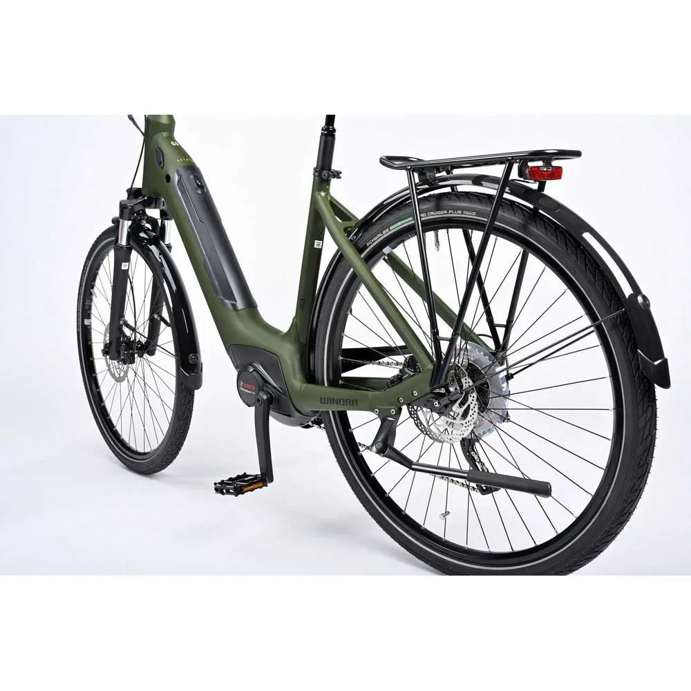 Winora Tria 10 Wave Elektrisk Sykkel, Moss, L, 500Wh, Elsykkel