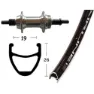 Winora Vuelta Airline 1 6-7s 26´´ Bakhjul, Black / silver, 10 x 135mm