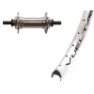 Winora Vuelta Airline 1 650c Forhjul For Landeveissykkel, Matte silver, 9 x 100mm