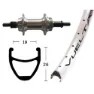 Winora Vuelta Airline 1 8-9s 650c Landeveissykkelens Bakhjul, Matte silver, 10 x 135mm