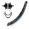Winora Zx 19 Dynamo Shimano Dh3n31 26´´ Forhjul, Black / silver, 9 x 100mm