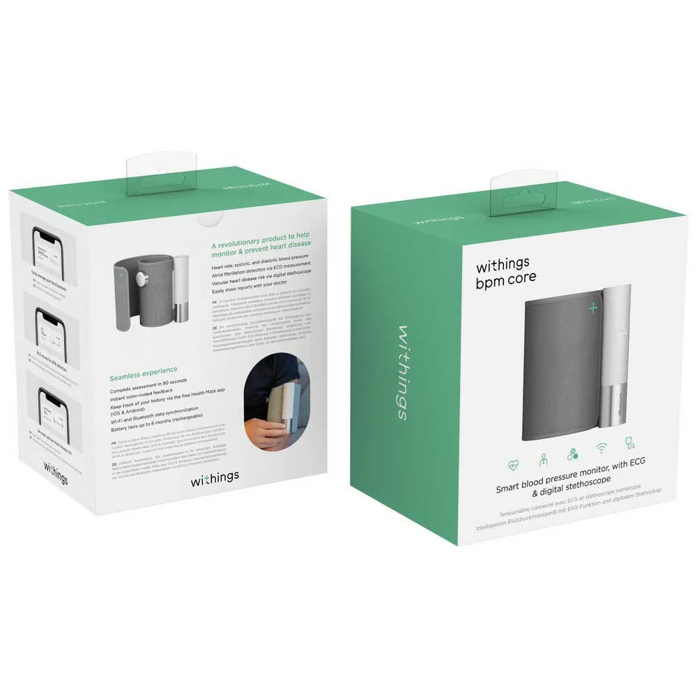 Withings Bpm Core Blodtrykksmåler, White, One Size Withings Bpm Core Blodtrykksmåler, White, One Size