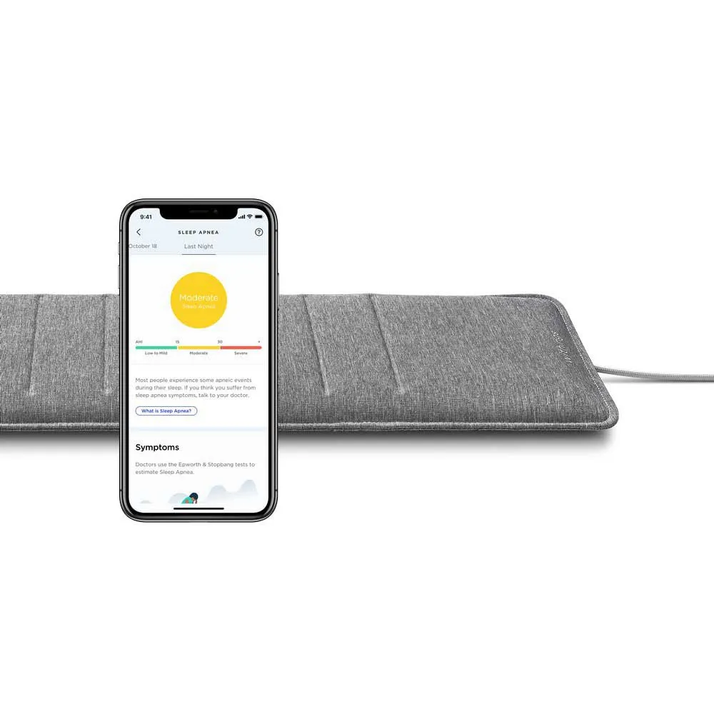 Withings Søvnanalysesensor, Grey, One Size Withings Søvnanalysesensor, Grey, One Size