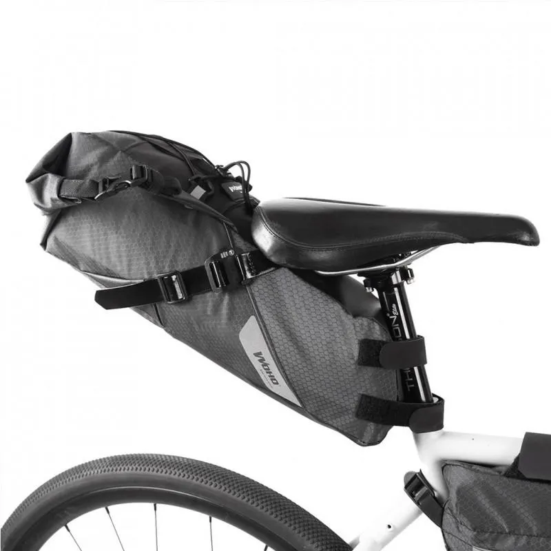 WOHO X-touring Dry Sadelveske 8-13l, Grey, M
