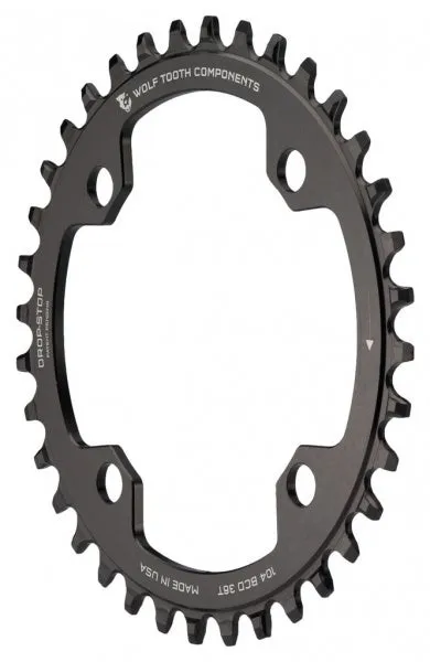Wolf Tooth 104mm bcd Svart drev Wolf Tooth 104mm bcd Svart drev