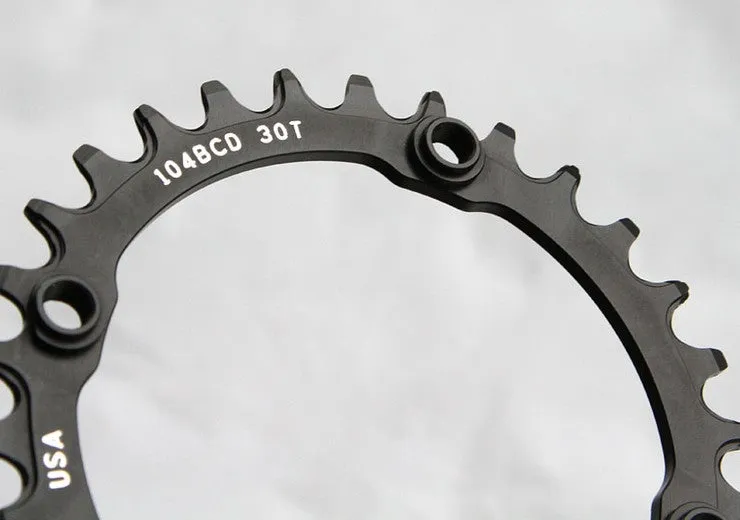 Wolf Tooth 104mm bcd Svart drev Wolf Tooth 104mm bcd Svart drev