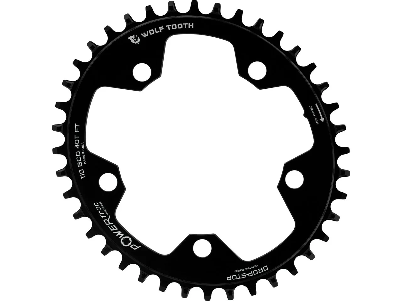 Wolf Tooth 110mm bcd, 5-bolts Ovalt drev Wolf Tooth 110mm bcd, 5-bolts Ovalt drev