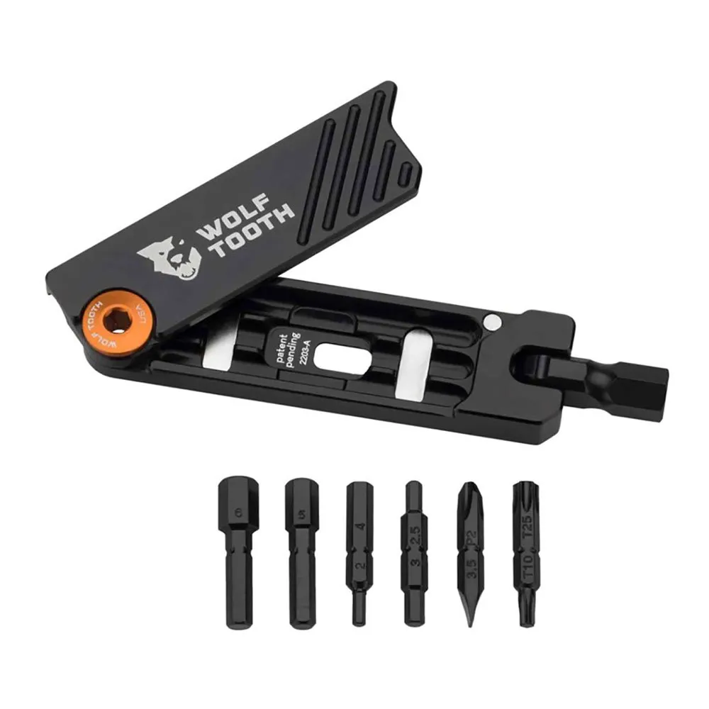 Wolf Tooth 6-Bit Hex Wrench Multiverktøy, Black, One Size Wolf Tooth 6-Bit Hex Wrench Multiverktøy, Black, One Size