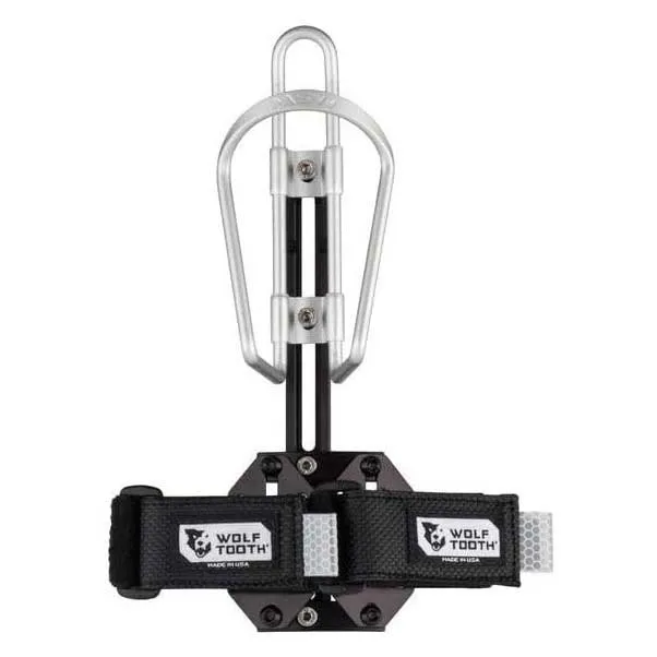 Wolf Tooth B-rad Half Bottle Flaskeholderadapter, Black, One Size Wolf Tooth B-rad Half Bottle Flaskeholderadapter, Black, One Size