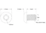 Wolf Tooth Bolter for SRAM Direct Mount drev, 3 stykk