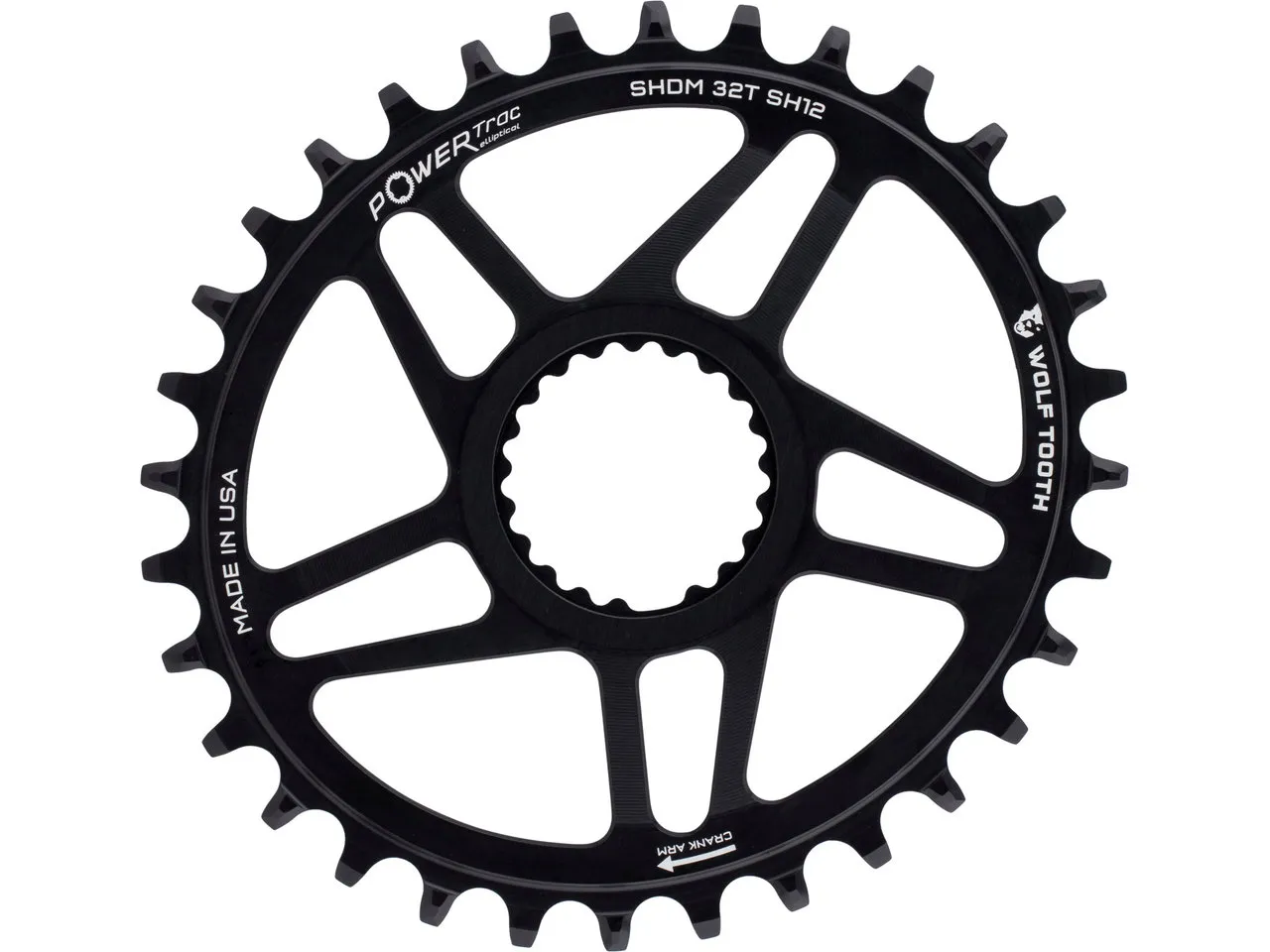 Wolf Tooth Elliptical Shimano DM HyperGlide+ 12-delt Drev