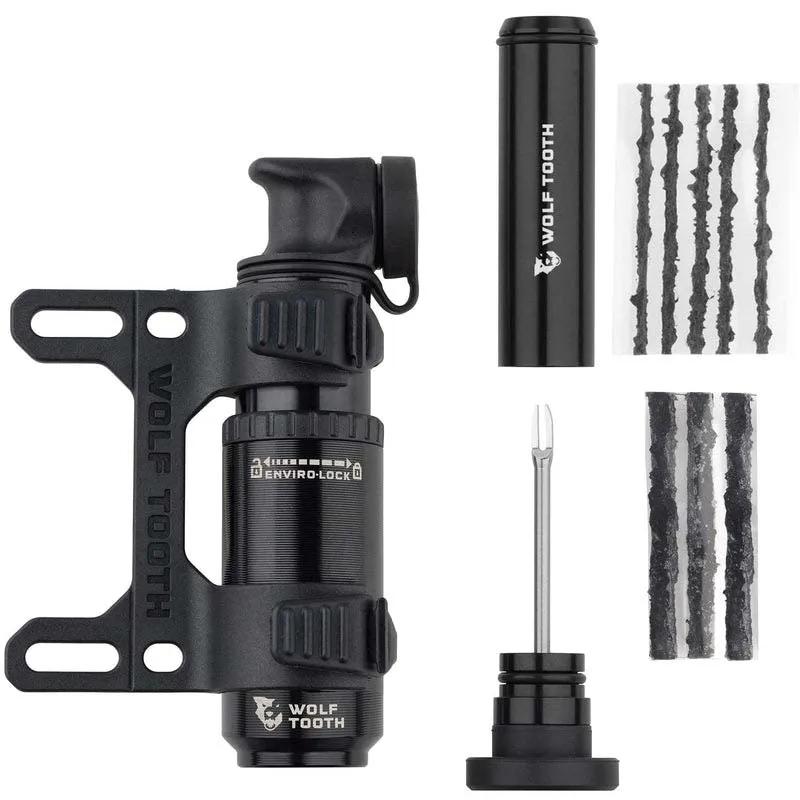 Wolf Tooth Encase 30cc Tubeless Tool Mini Pumpe, Black, One Size Wolf Tooth Encase 30cc Tubeless Tool Mini Pumpe, Black, One Size