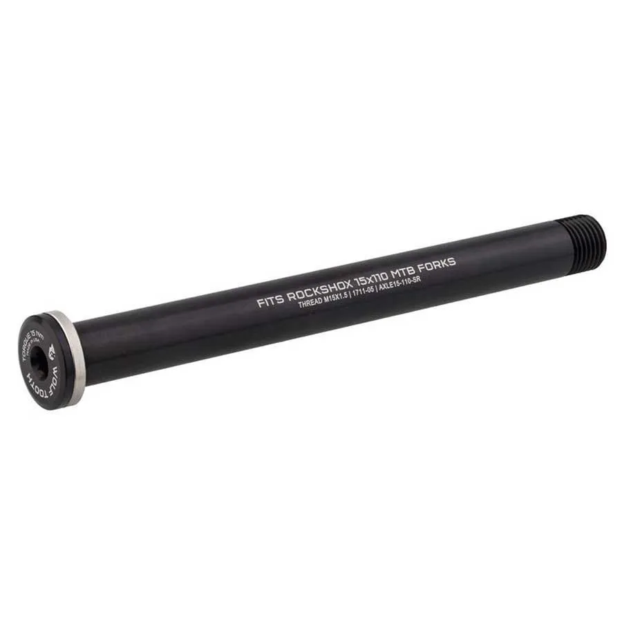 Wolf Tooth Rockshox Boost Gjennomgående Aksel, Black, 15 x 110mm