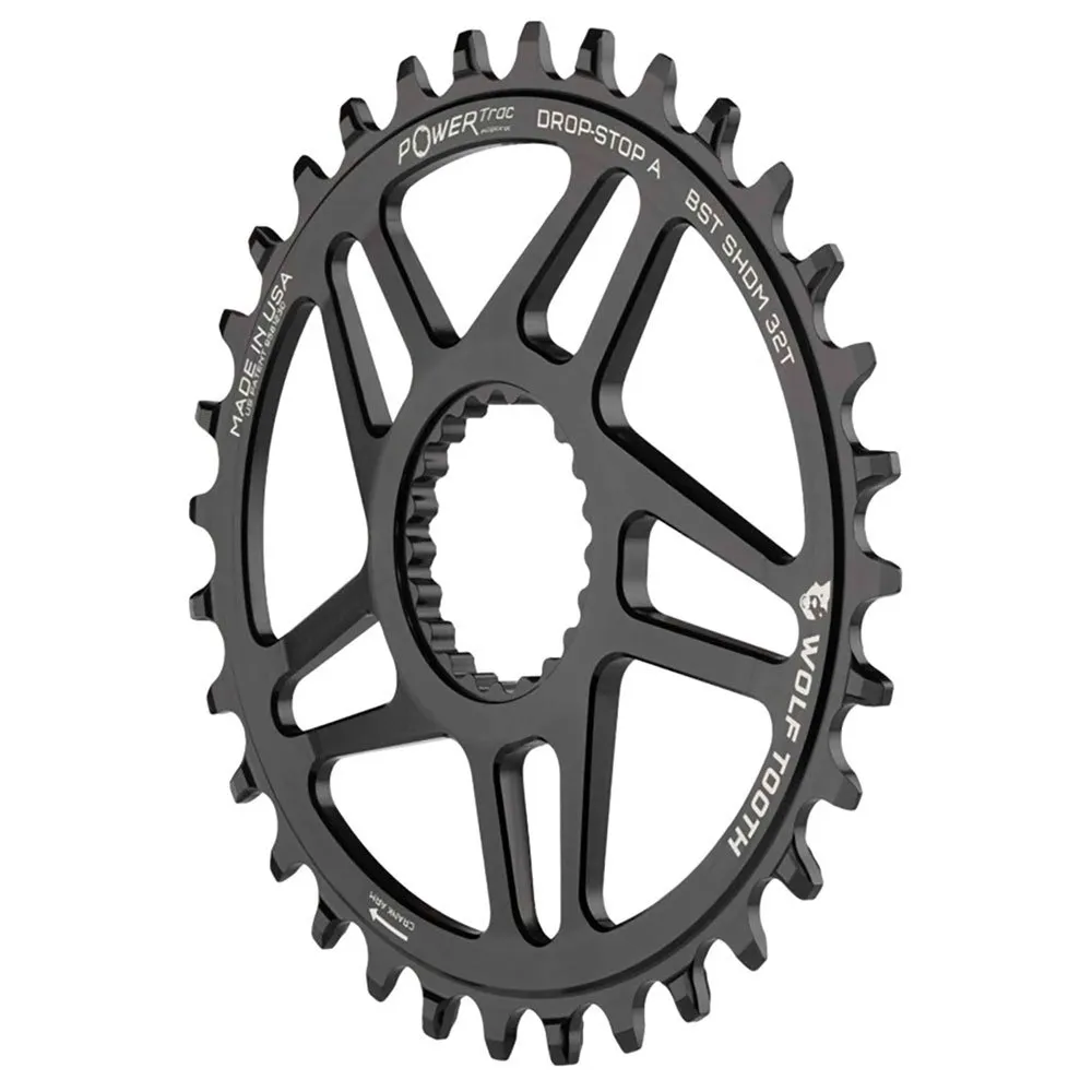 Wolf Tooth Shimano Boost Ovalt Drev, Black, 34t Wolf Tooth Shimano Boost Ovalt Drev, Black, 34t
