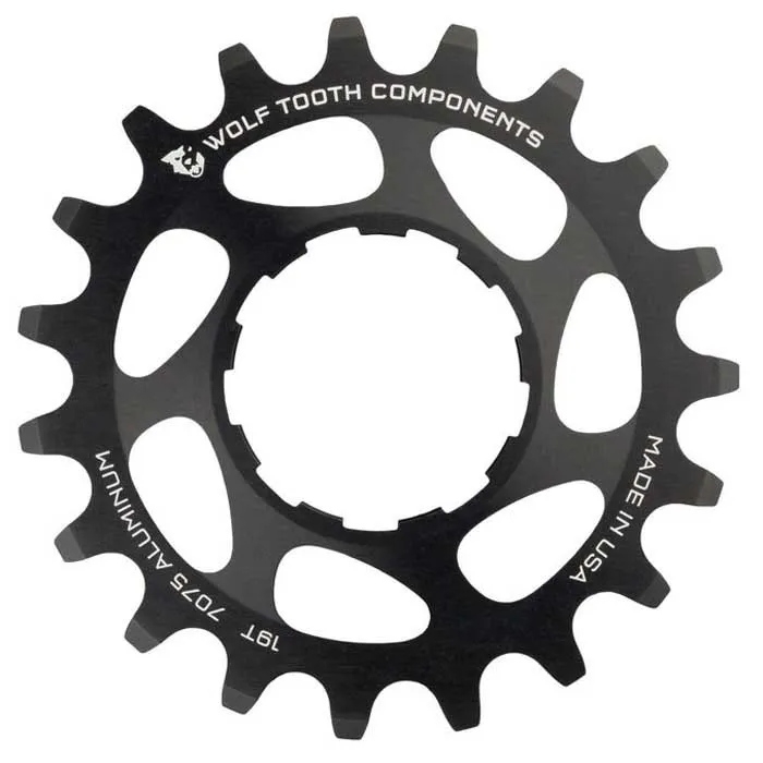 Wolf Tooth Single Speed Tannhjul, Black, 17t Wolf Tooth Single Speed Tannhjul, Black, 17t