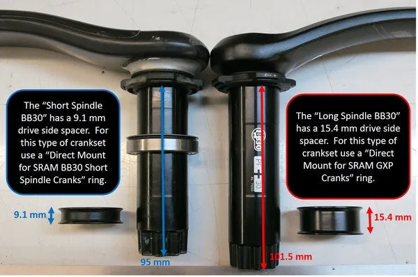 Wolf Tooth SRAM GXP/BB30 5-Spoke Direct Mount Ståldrev