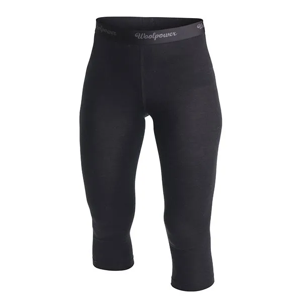 Woolpower Lite 3/4 Long Johns Women, Black