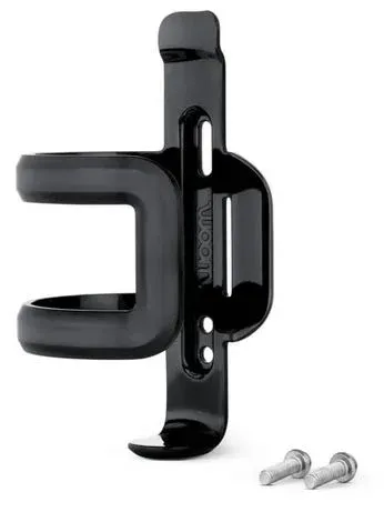 Woom Clug Flaske og Flaskeholder, Silver / black, One Size Woom Clug Flaske og Flaskeholder, Silver / black, One Size
