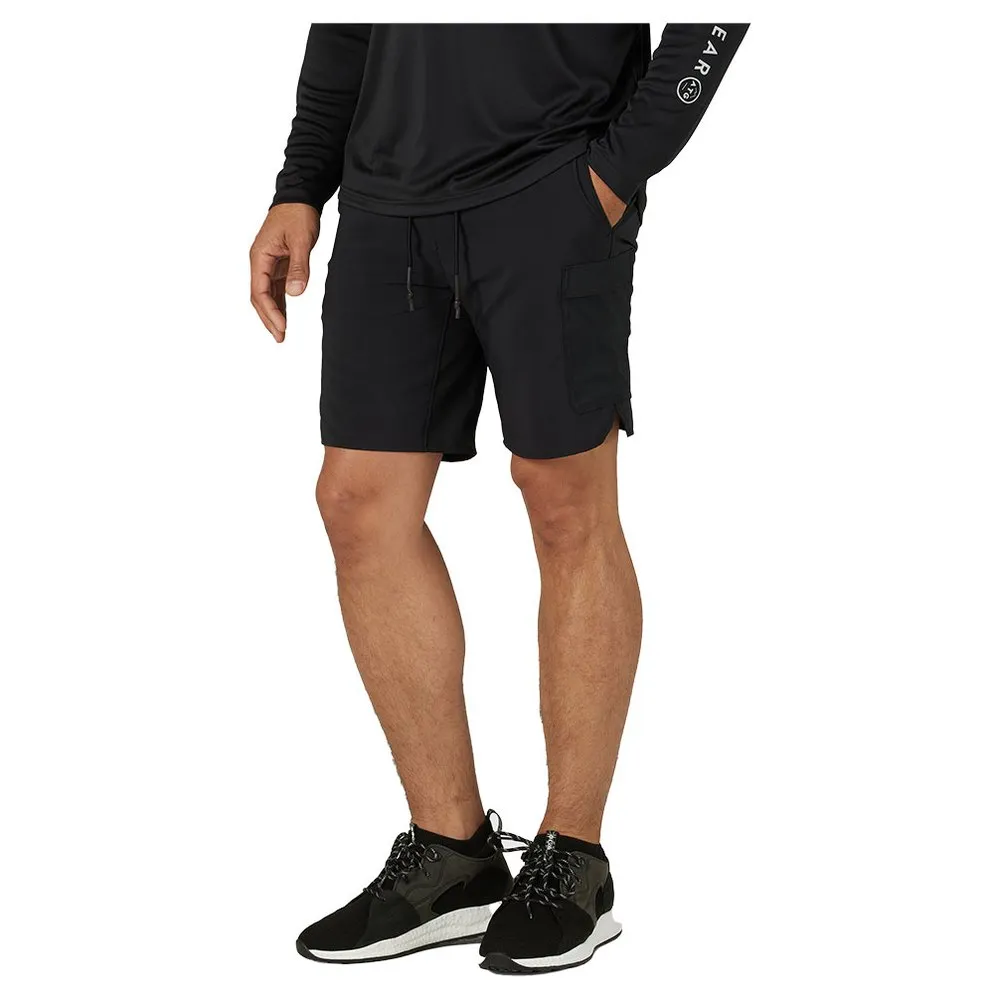 Wrangler Mix Material Shorts, Black Wrangler Mix Material Shorts, Black