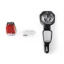 WRC Mtb E-bike Sykkellyktesett, Black / red, One Size