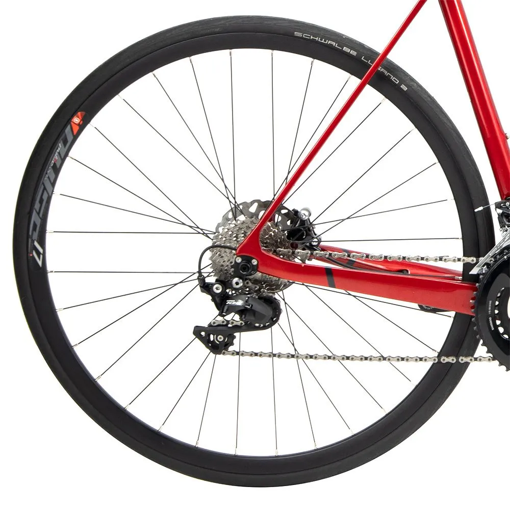 WRC Rush Carbon Disc 105 2x11s Landeveissykkel, Red WRC Rush Carbon Disc 105 2x11s Landeveissykkel, Red