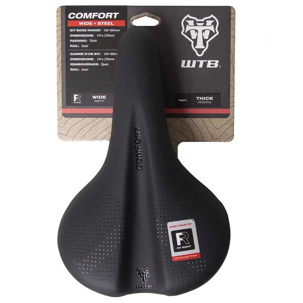 WTB Comfort Sykkelsete Refurbished, Gloss black, 174mm WTB Comfort Sykkelsete Refurbished, Gloss black, 174mm