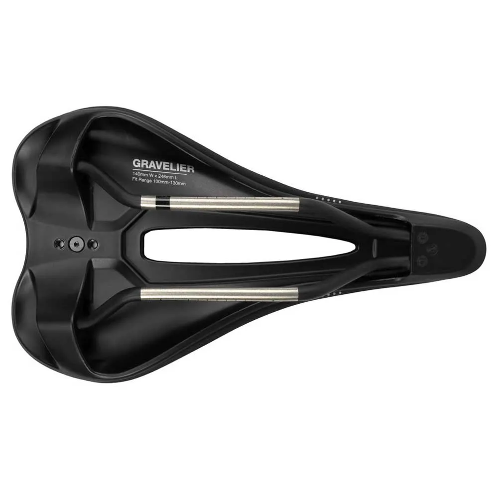 WTB Gravelier Stainless Sykkelsete, Black, 140mm WTB Gravelier Stainless Sykkelsete, Black, 140mm