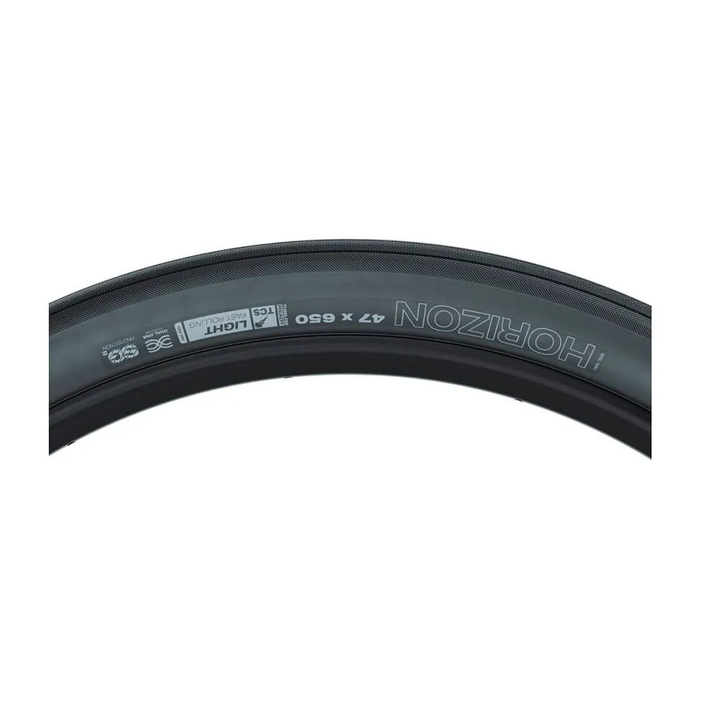 WTB Horizon Tcs Light Fast Rolling Sg2 Tubeless 650b X 47 Graveldekk, Black, 650B x 47, Sykkeldekk