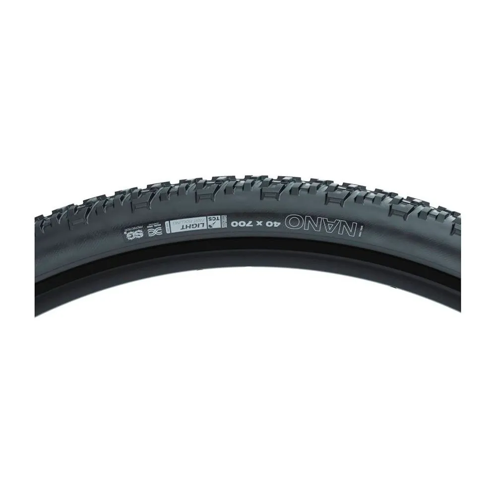 WTB Nano Tcs Light Fast Rolling Sg2 Tubeless 700c X 40 Graveldekk, Black, 700C x 40, Sykkeldekk WTB Nano Tcs Light Fast Rolling Sg2 Tubeless 700c X 40 Graveldekk, Black, 700C x 40, Sykkeldekk