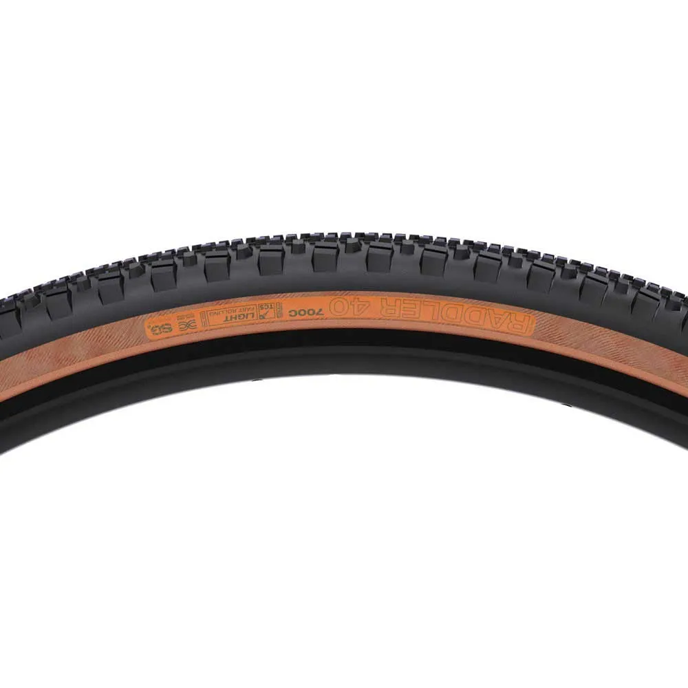WTB Raddler Tcs Light Sg2 Fast Rolling 120tpi Tubeless 700 X 40 Graveldekk, Black / tan, 700 x 40, Sykkeldekk