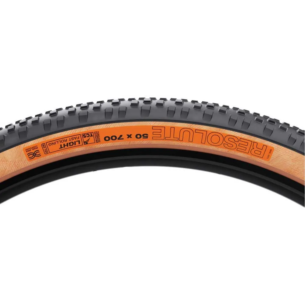 WTB Resolute Tcs Light Sg2 Fast Rolling 120tpi Tubeless 700 X 44 Graveldekk, Black / tan, 700 x 42, Sykkeldekk