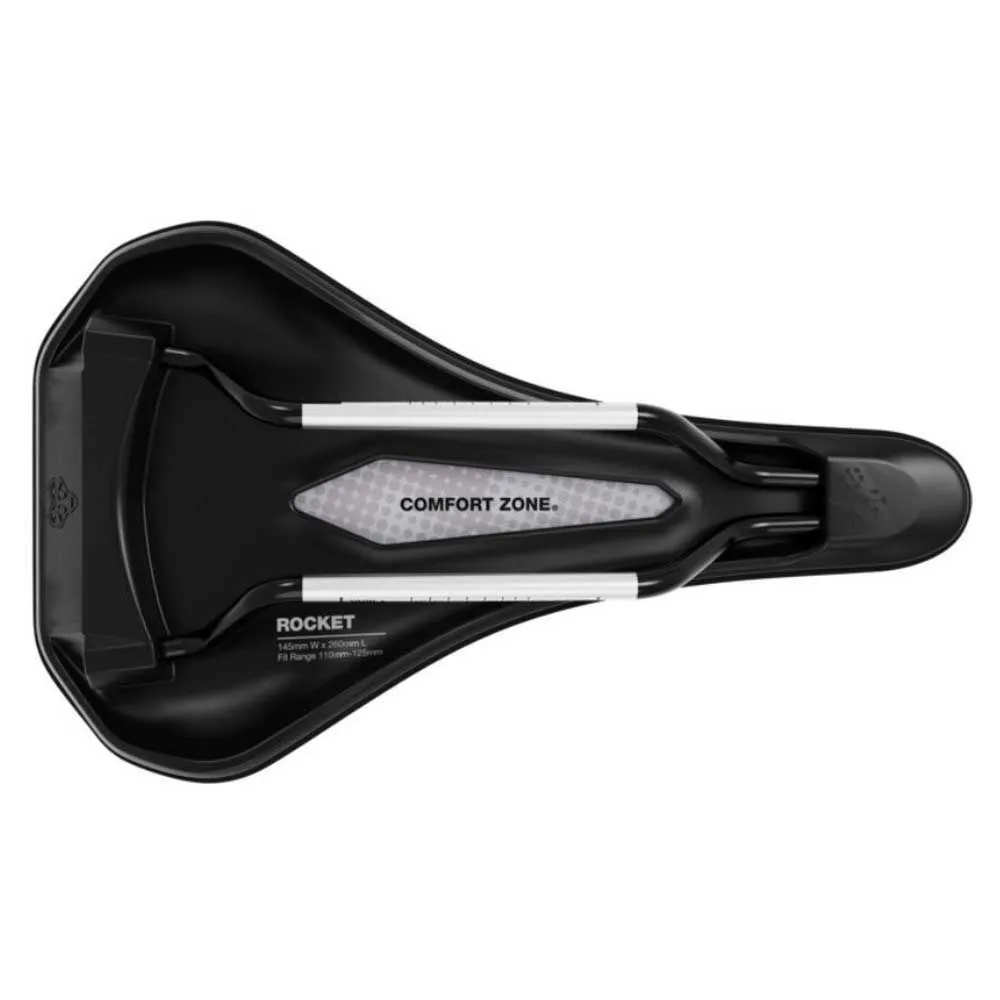 WTB Rocket Fusion Form Steel Hlx Sykkelsete, Black, 145mm