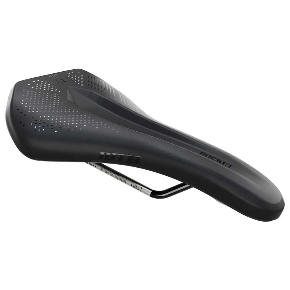 WTB Rocket Medium Fusion Form Titanium Sykkelsete, Black, 145mm