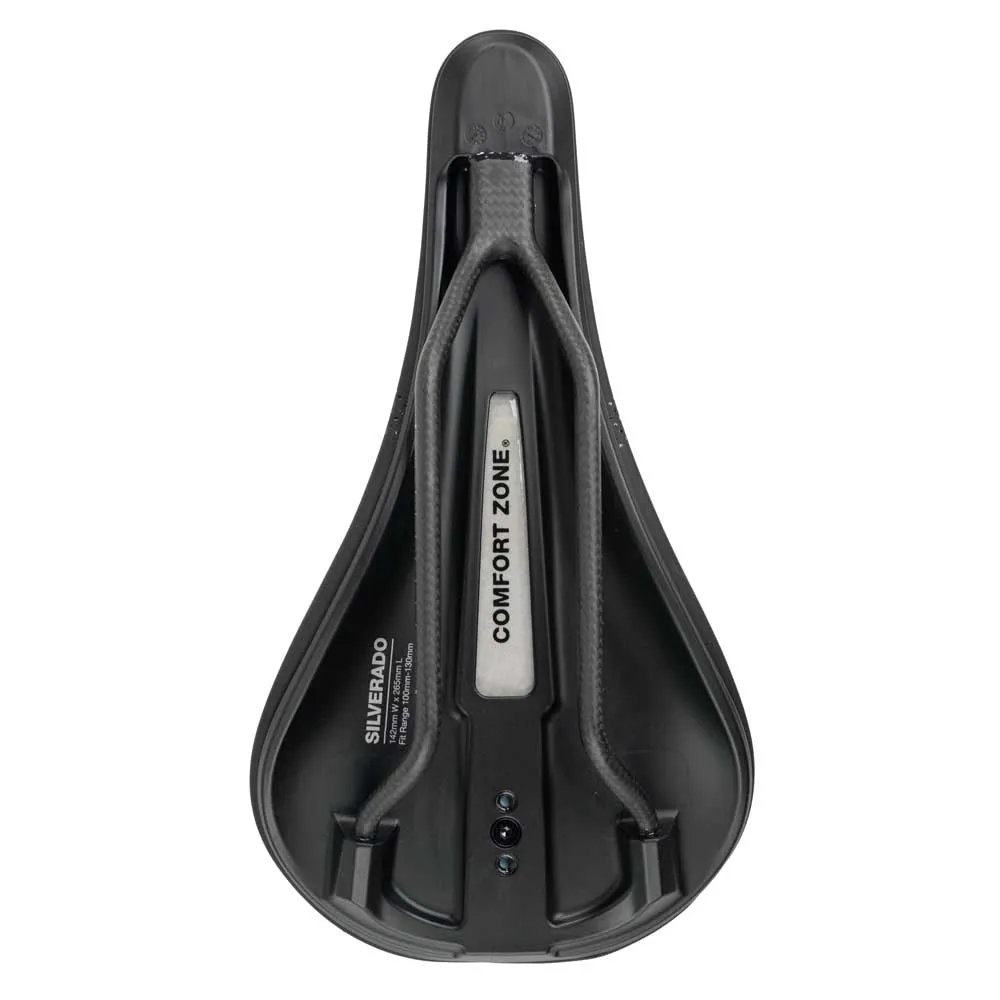 WTB Silverado 265 Medium Dna Titanium Sykkelsete, Black, 142mm